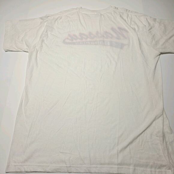 Nassau Bahamas T Shirt Mens 2XL White Blue Graphic Print Spell Out Dorsett - Picture 6 of 6